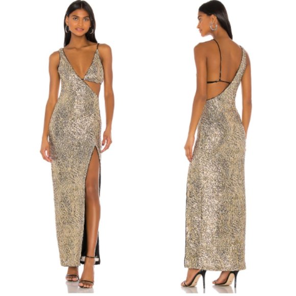 h:ours Dresses & Skirts - h:ours | Revolve | Cersy Gown | WORN ONCE!